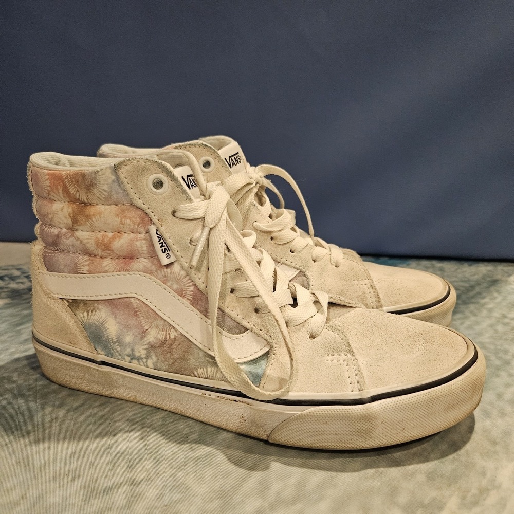 Vans Sk8-Hi Off The Wall Pastel Tie Dye High Top Sneakers Women's Size 7